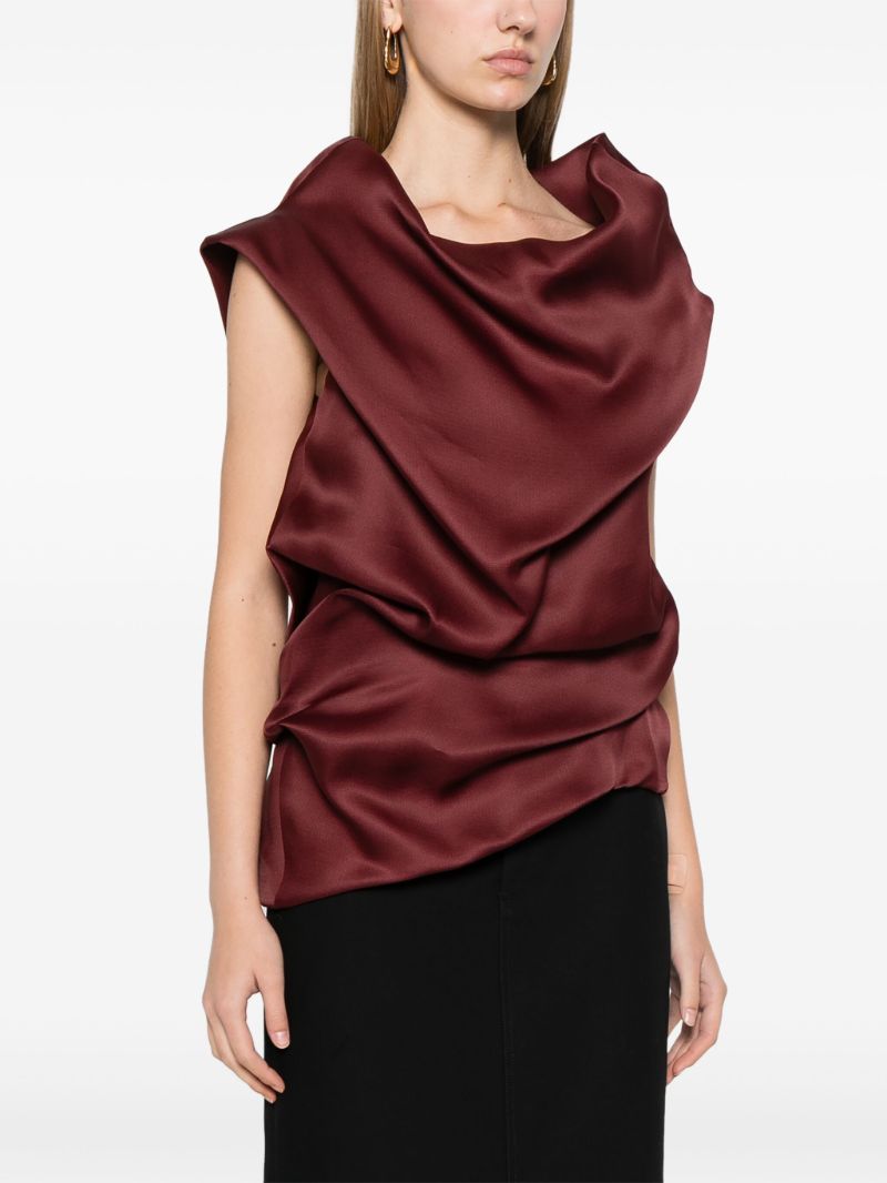 Red Luola Blouse