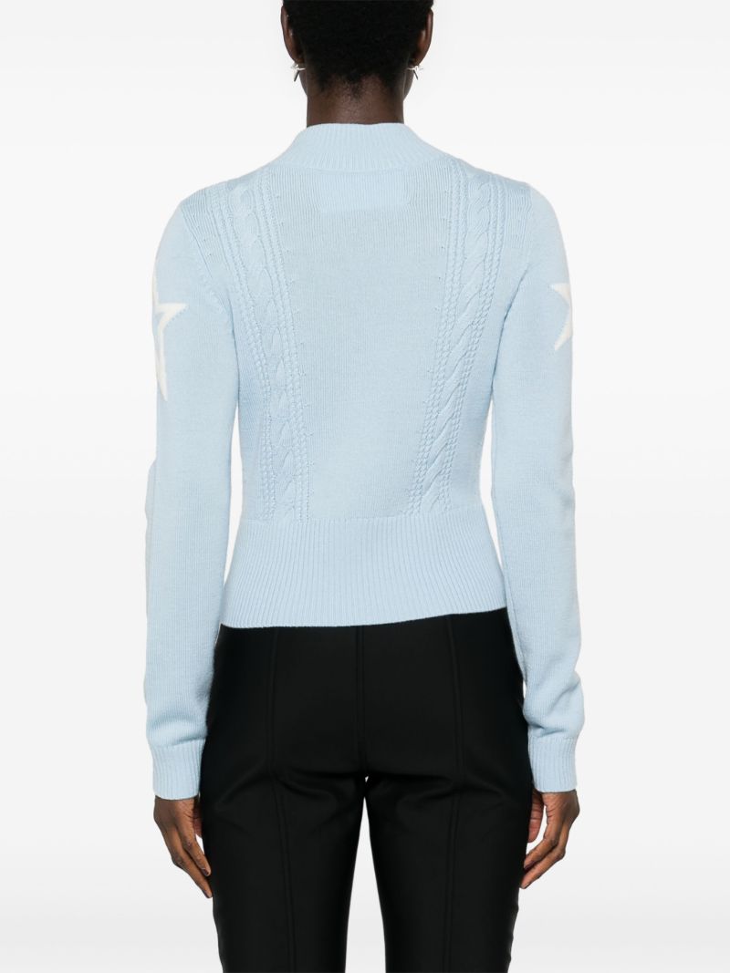 Star Mock-neck Sweater