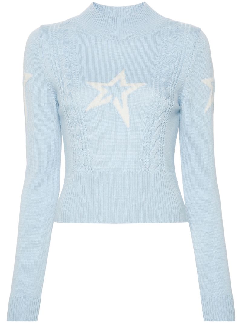 Star Mock-neck Sweater