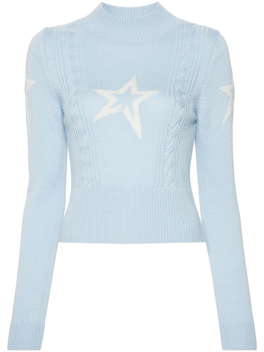 Star Mock-neck Sweater