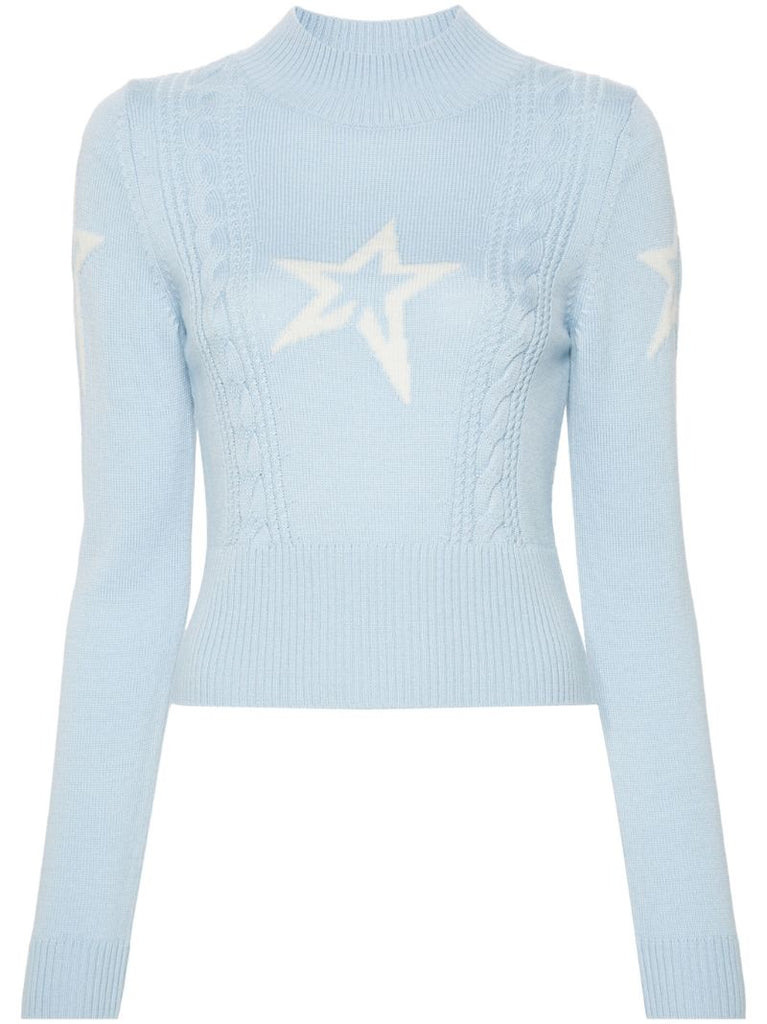 Star Mock-neck Sweater
