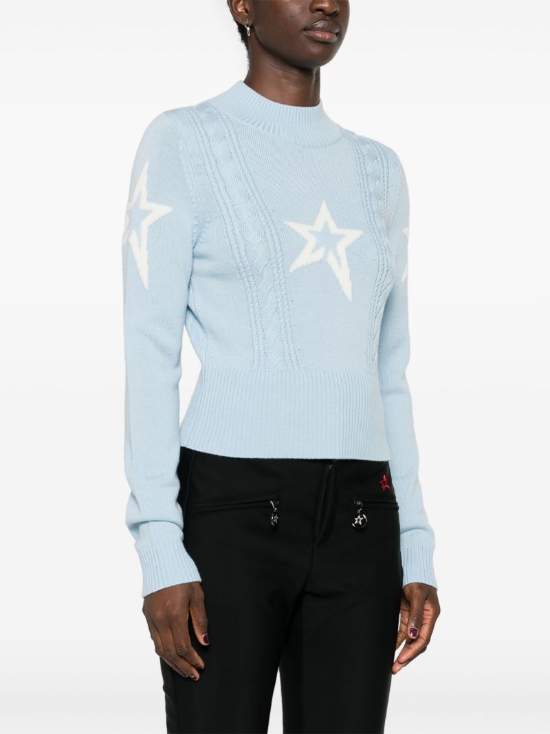 Star Mock-neck Sweater