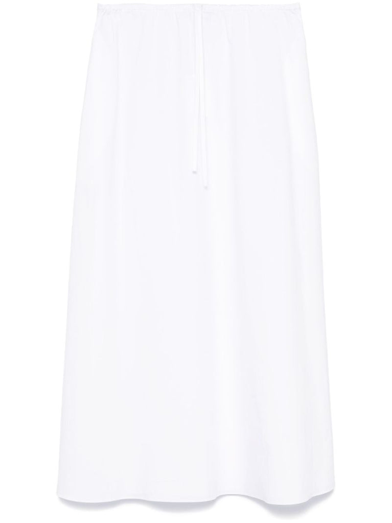 White Drawstring Skirt