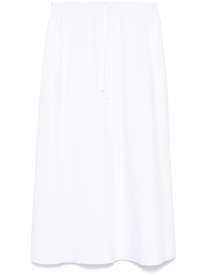White Drawstring Skirt