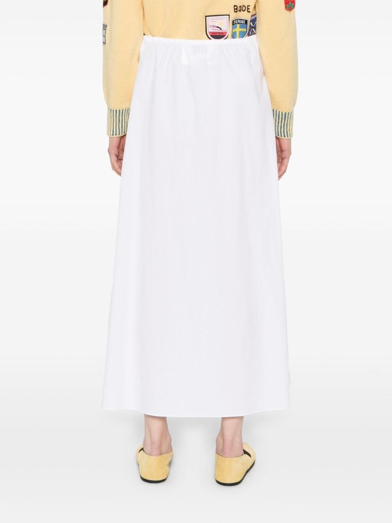 White Drawstring Skirt