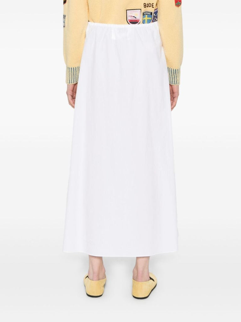 White Drawstring Skirt