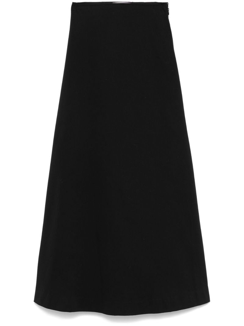 Black A-line Skirt