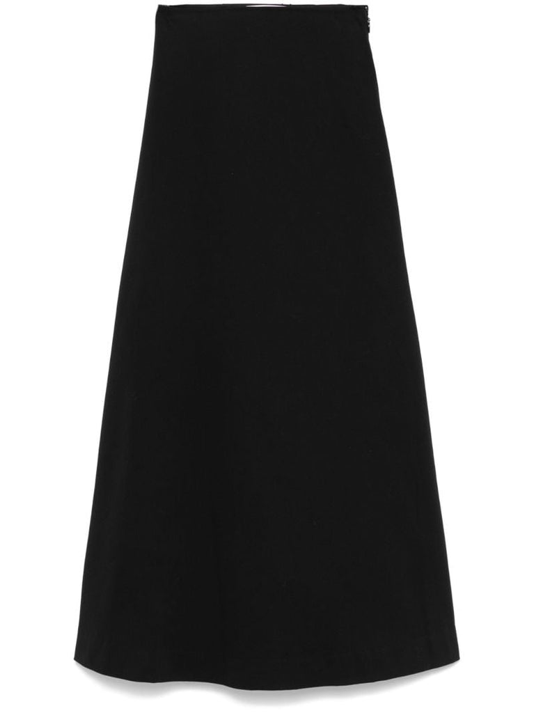 Black A-line Skirt
