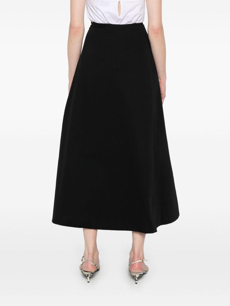 Black A-line Skirt