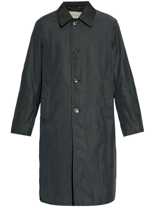 Buttoned Single-breasted Coat