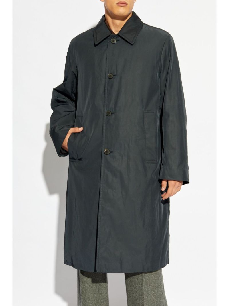 Buttoned Single-breasted Coat