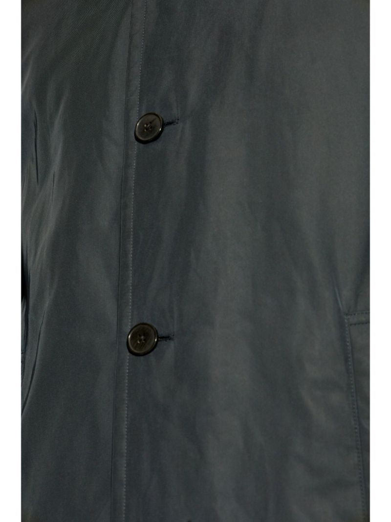 Buttoned Single-breasted Coat