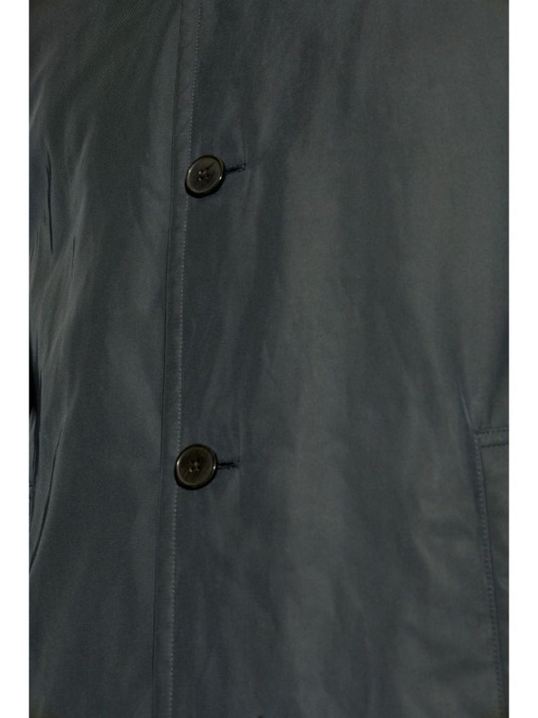 Buttoned Single-breasted Coat