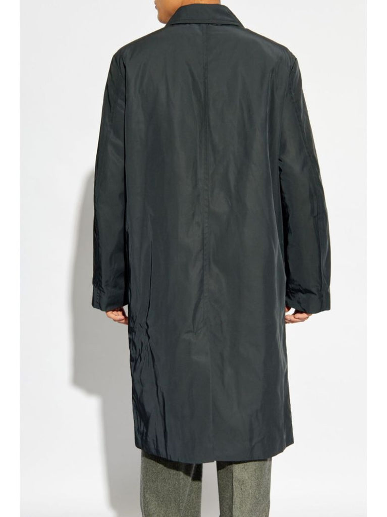 Buttoned Single-breasted Coat
