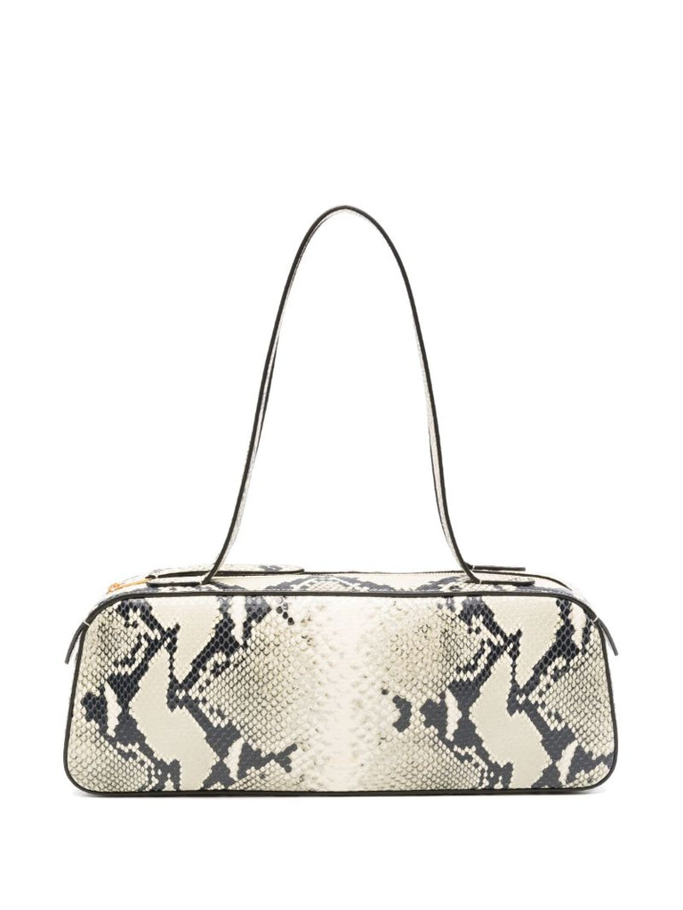 Snakeskin Effect Shoulder Bag