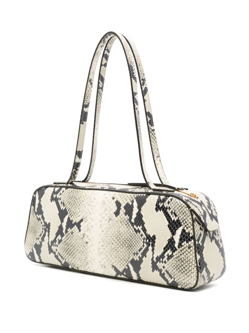 Snakeskin Effect Shoulder Bag