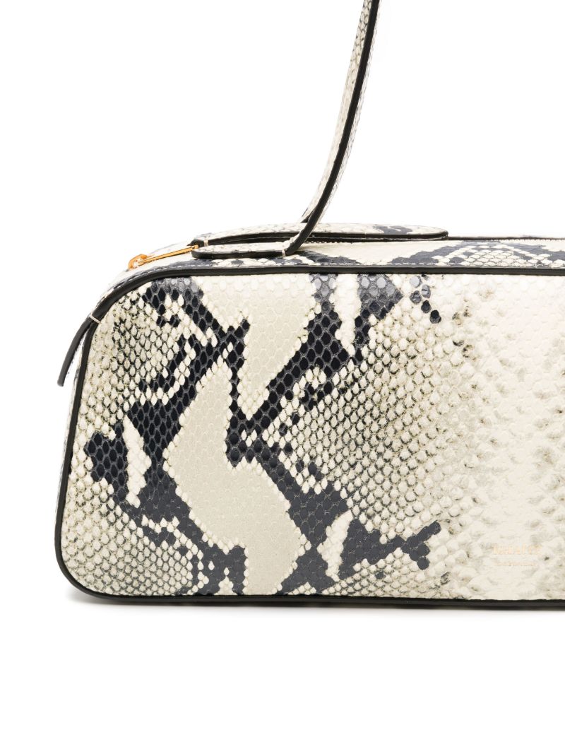 Snakeskin Effect Shoulder Bag