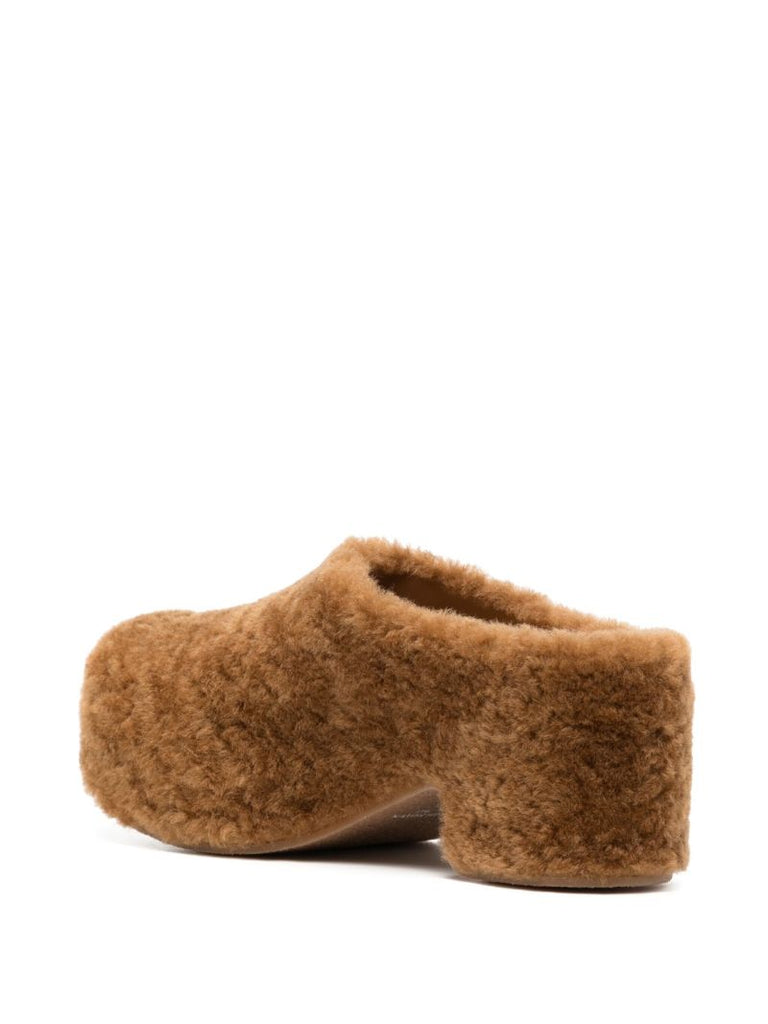20mm Shearling Clogs
