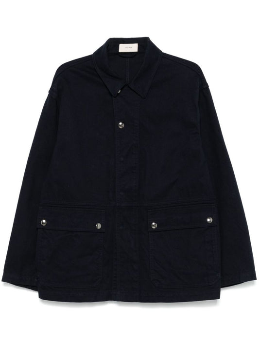 Patch Pockets Shirt Jacket