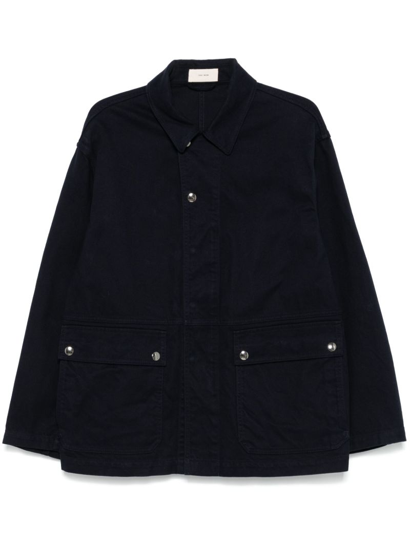 Patch Pockets Shirt Jacket