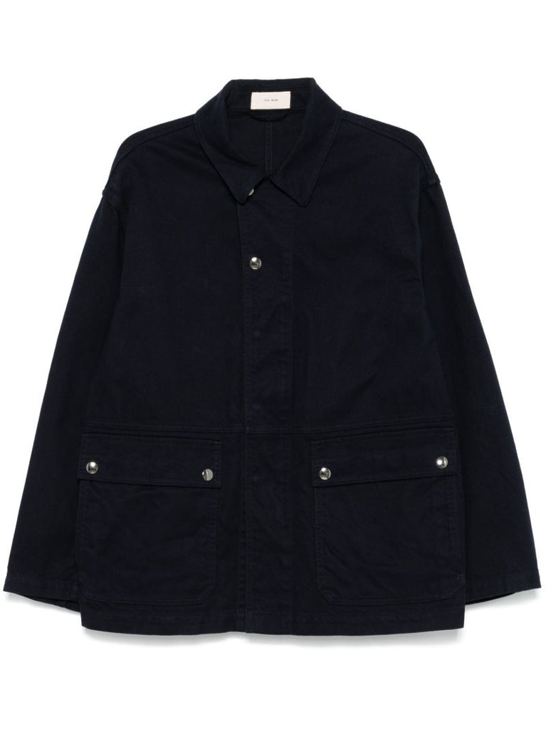 Patch Pockets Shirt Jacket