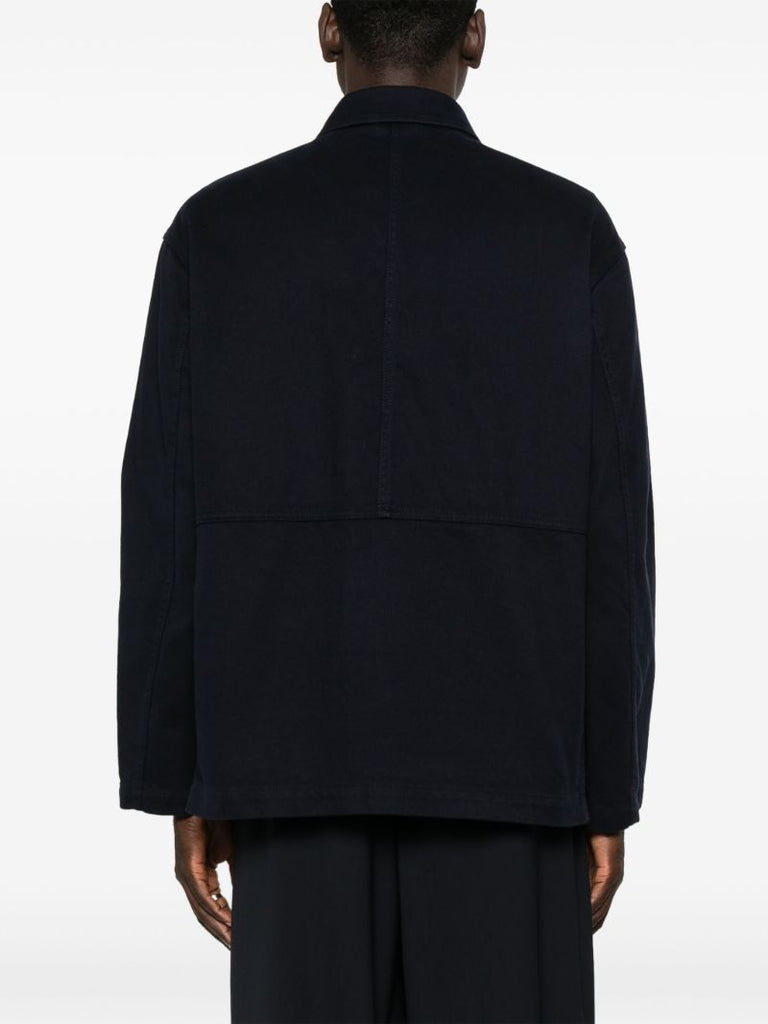 Patch Pockets Shirt Jacket