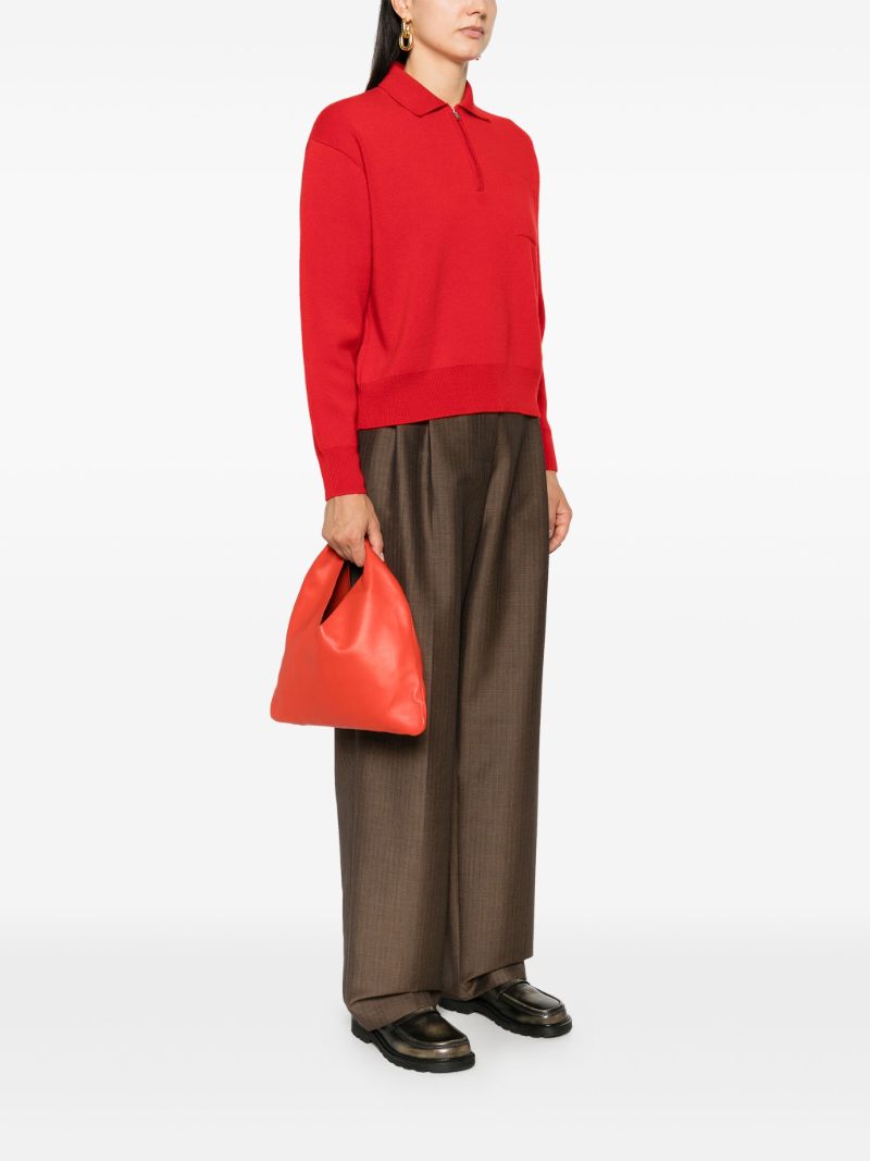 Red Bindle Small Tote Bag
