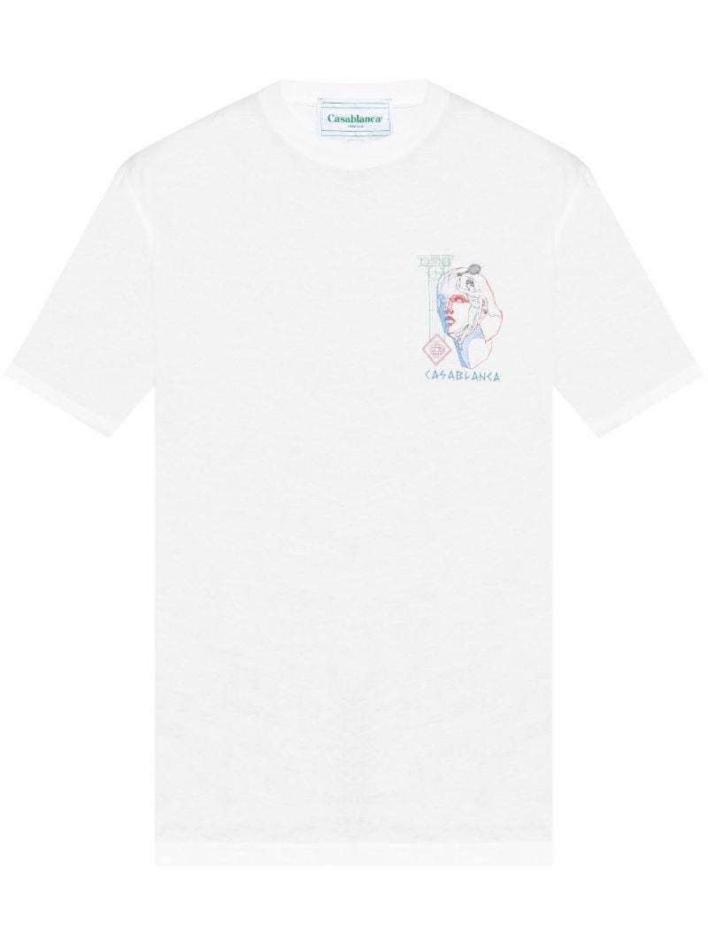 Tennis Play in Progress T-shirt