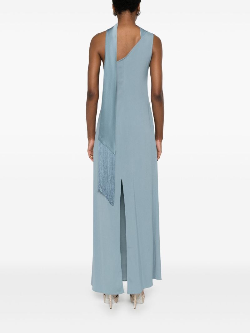 Blue One-shoulder Dress