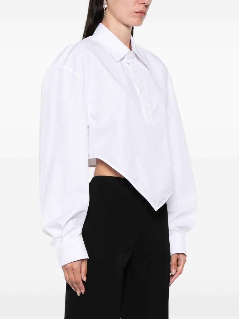 Pointed Cotton Shirt