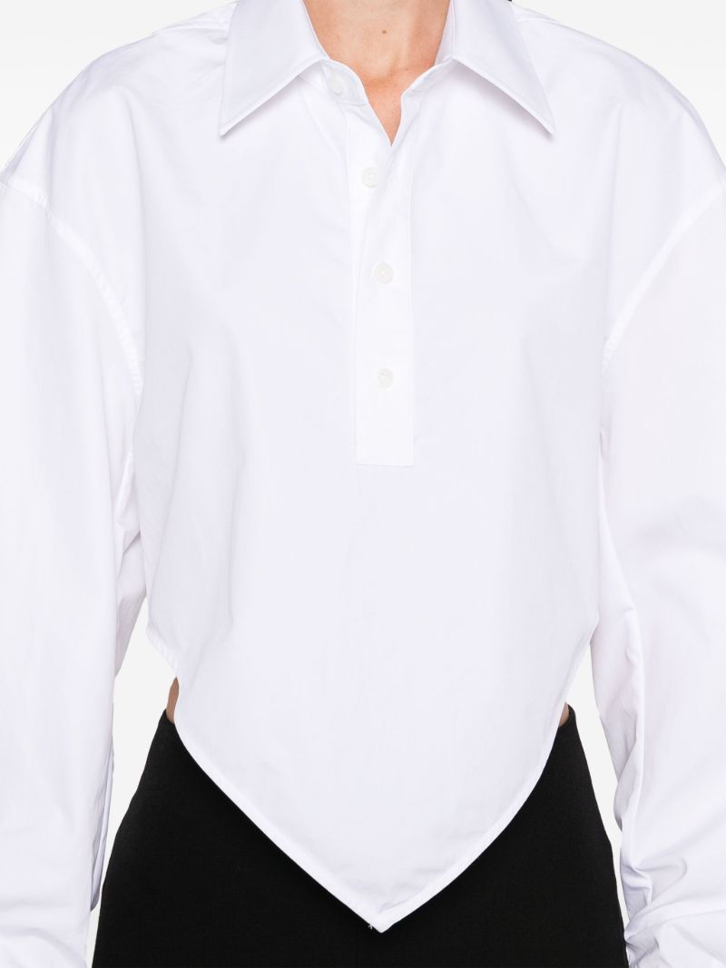 Pointed Cotton Shirt