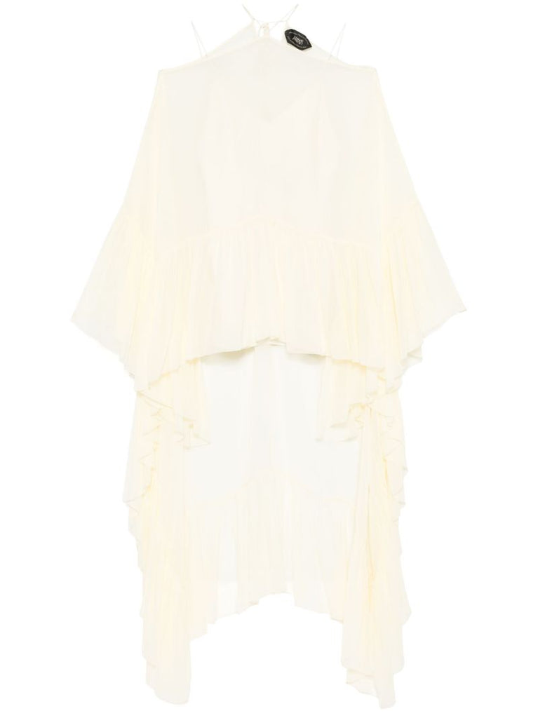 White Asymmetric Dress