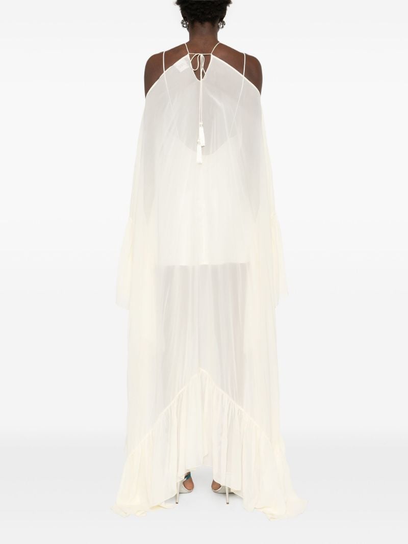 White Asymmetric Dress
