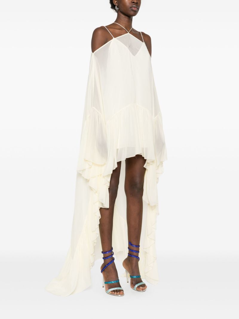 White Asymmetric Dress