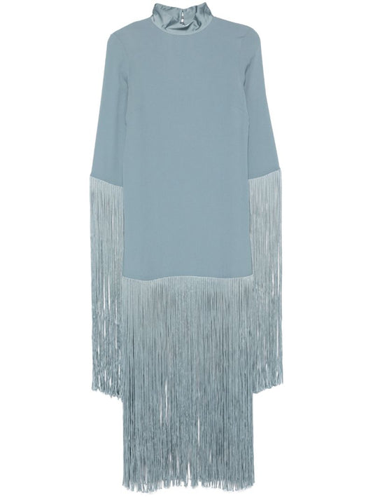 Blue Fringed Dress