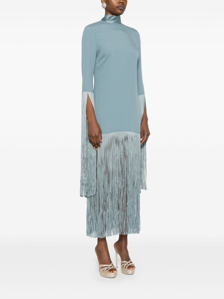 Blue Fringed Dress