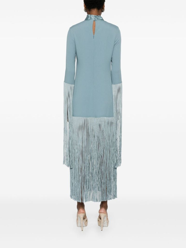 Blue Fringed Dress