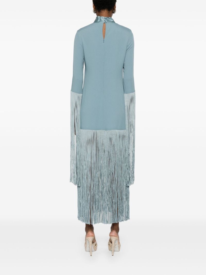Blue Fringed Dress