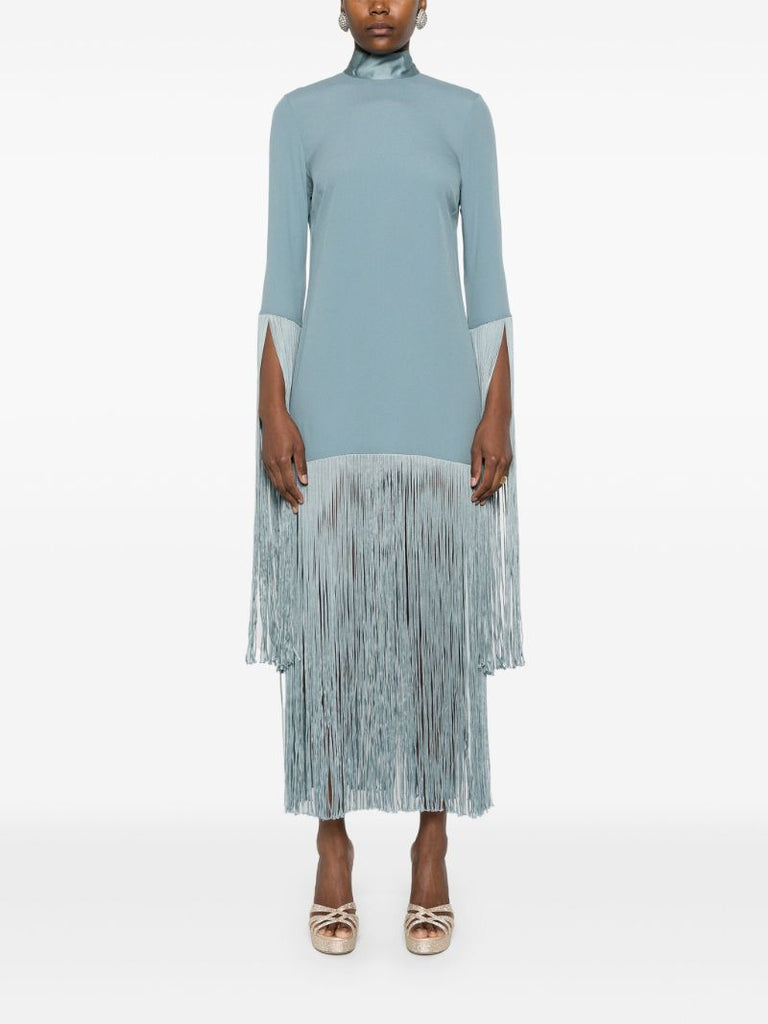 Blue Fringed Dress