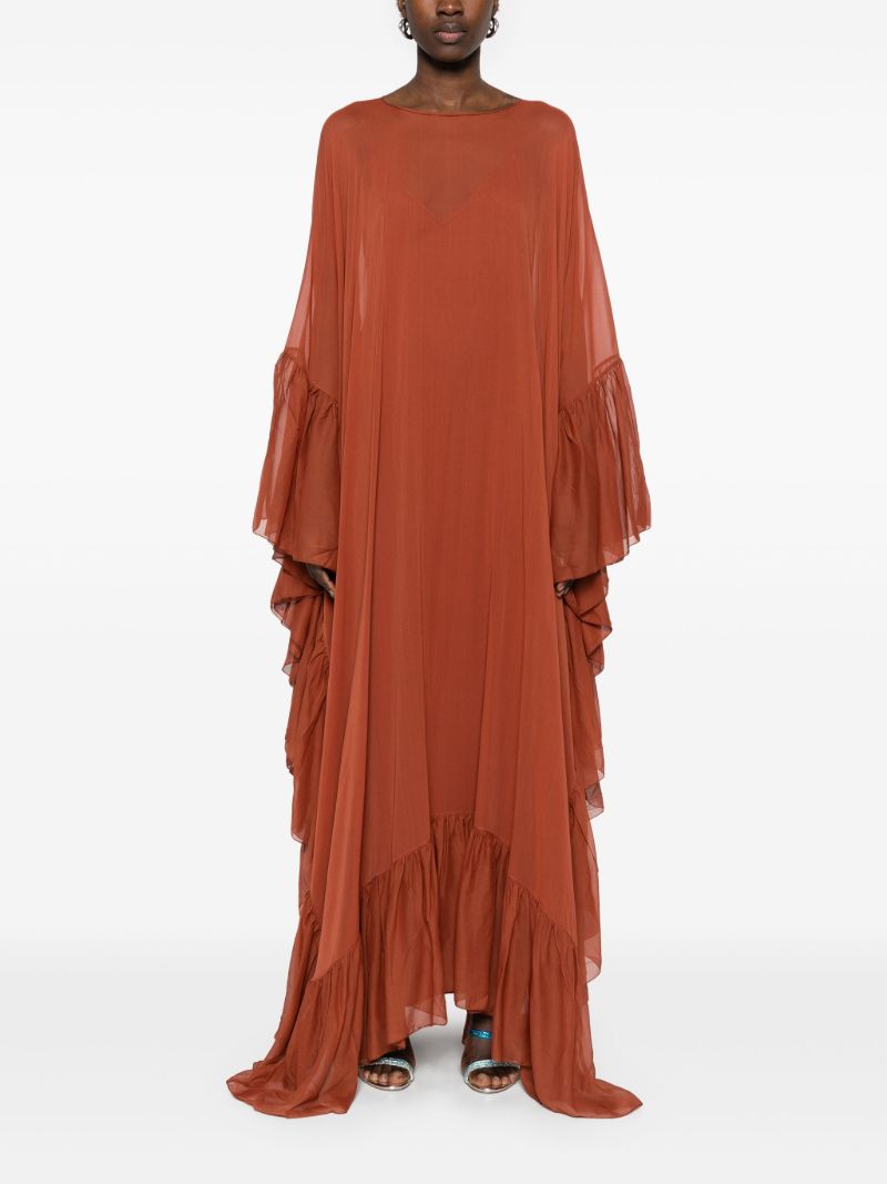 Red Ruffled Dress