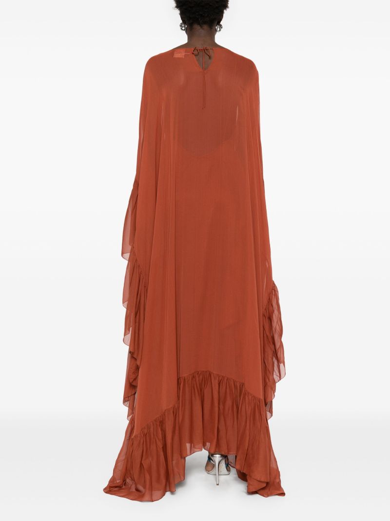 Red Ruffled Dress