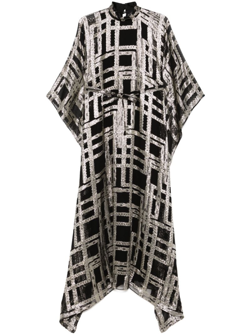 Black Checked Dress