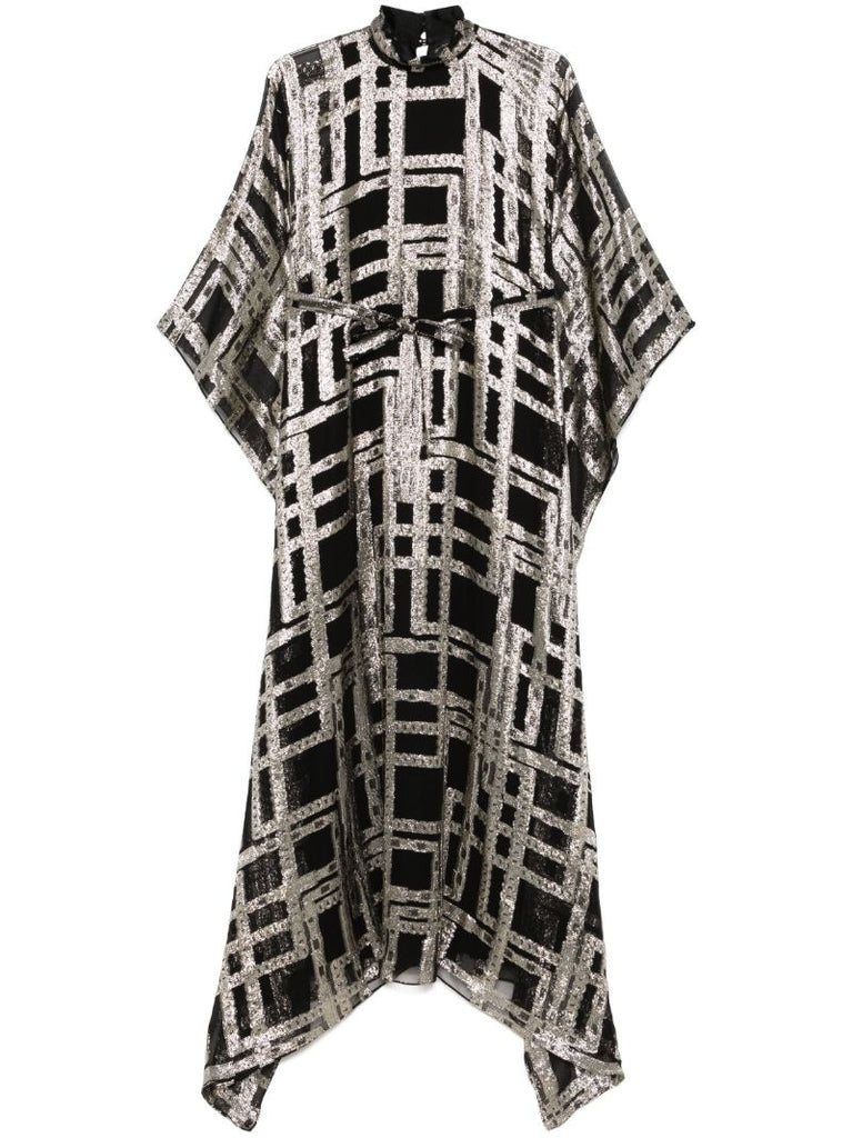 Black Checked Dress