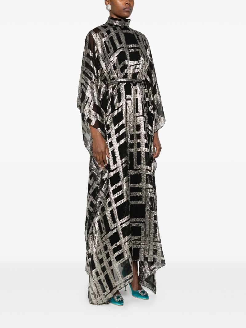 Black Checked Dress
