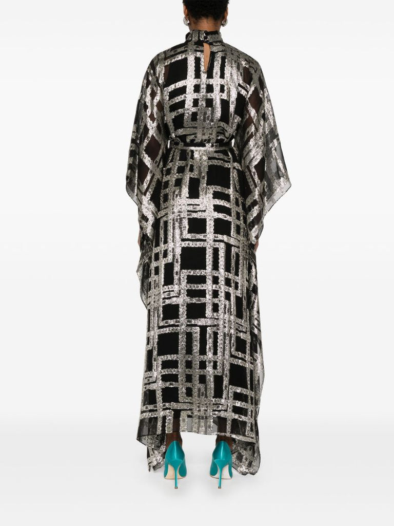Black Checked Dress