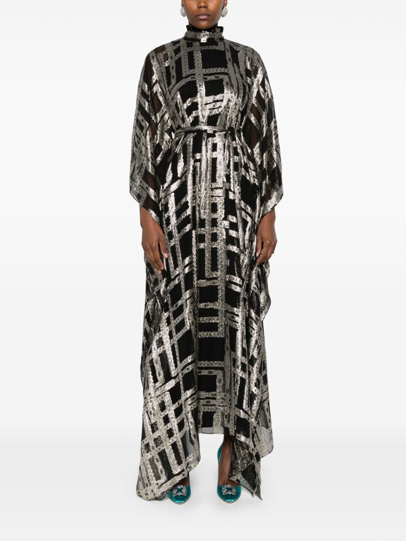 Black Checked Dress