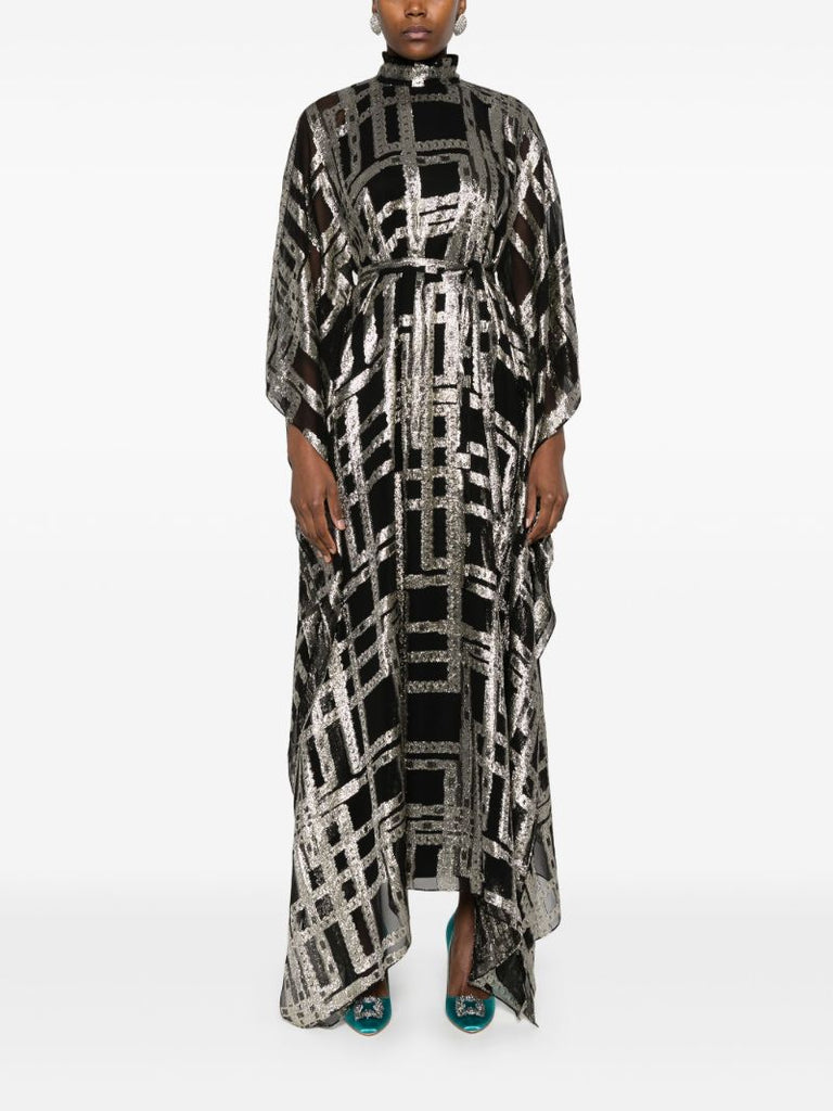 Black Checked Dress