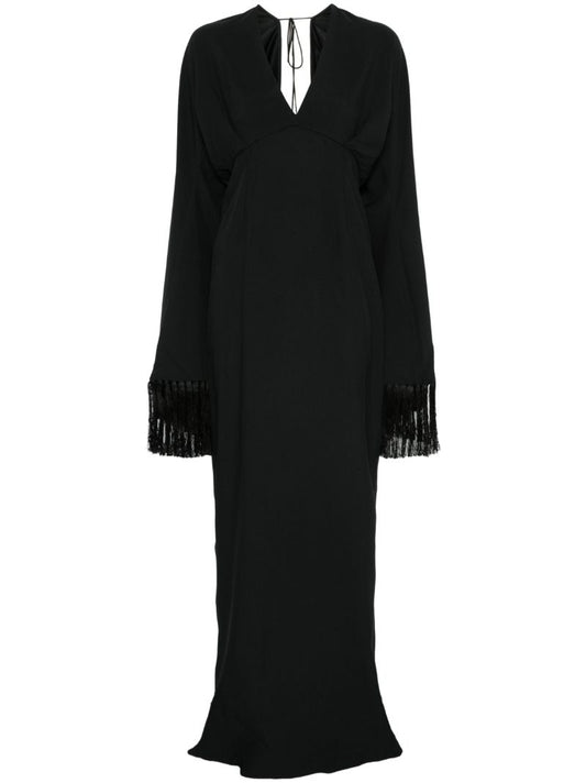 Fringed Maxi Dress