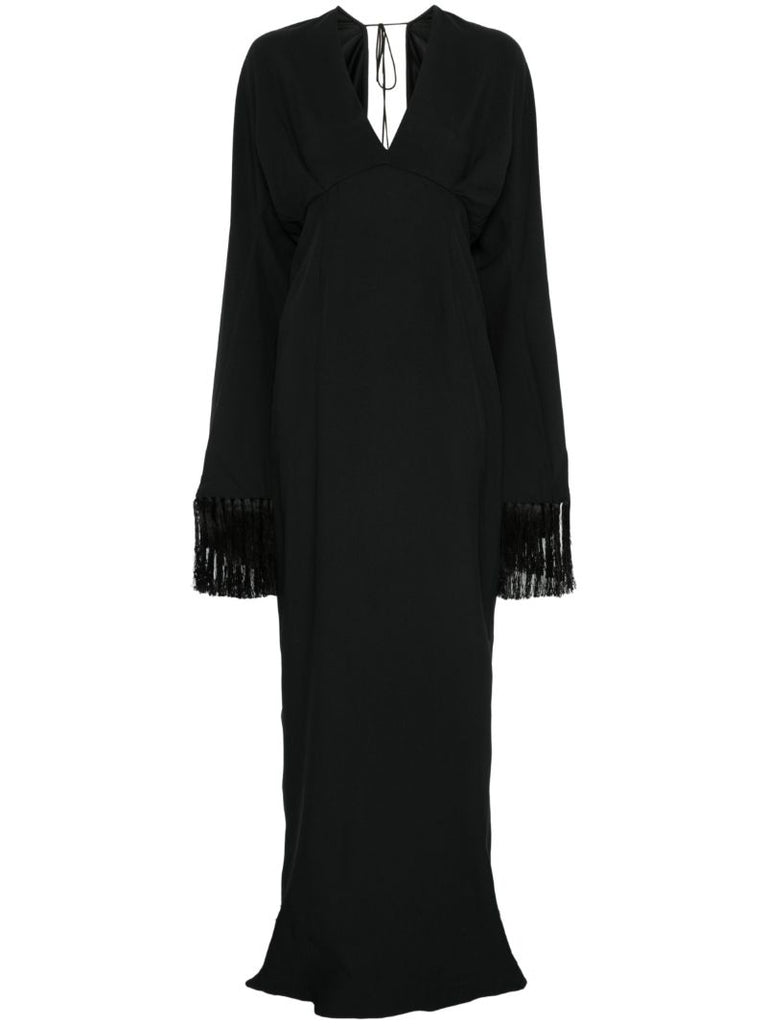 Fringed Maxi Dress