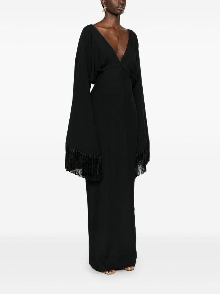Fringed Maxi Dress